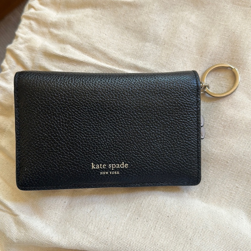 Kate Spade Leather Black Key Coin Purse